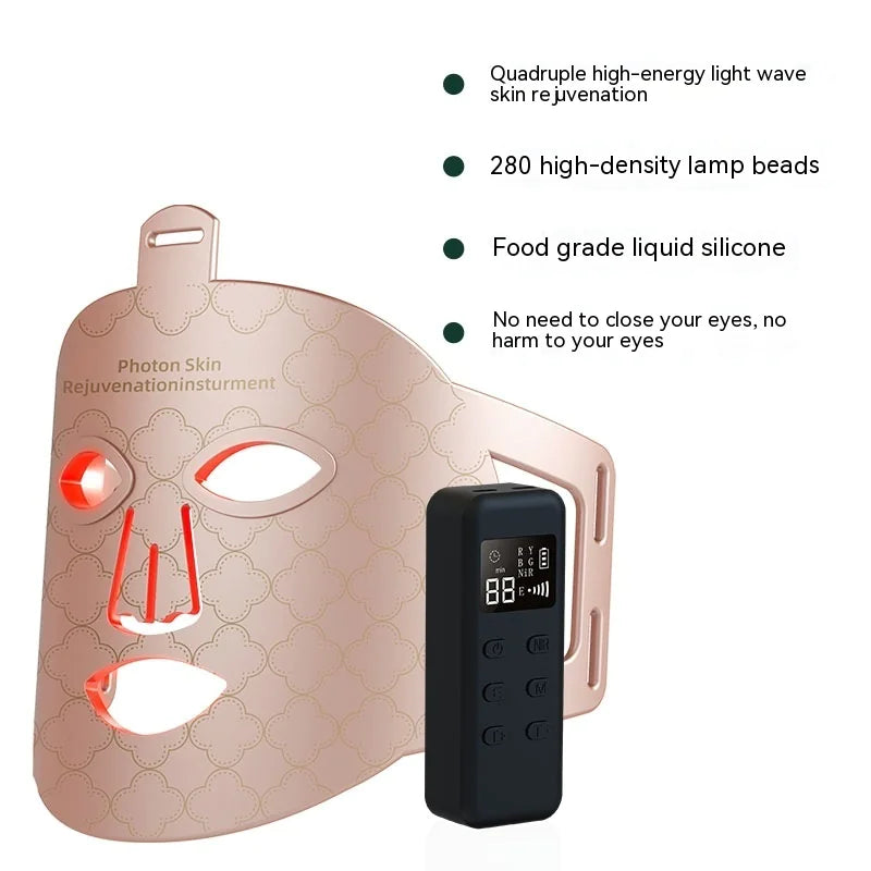 LED Infrared Phototherapy Face Mask