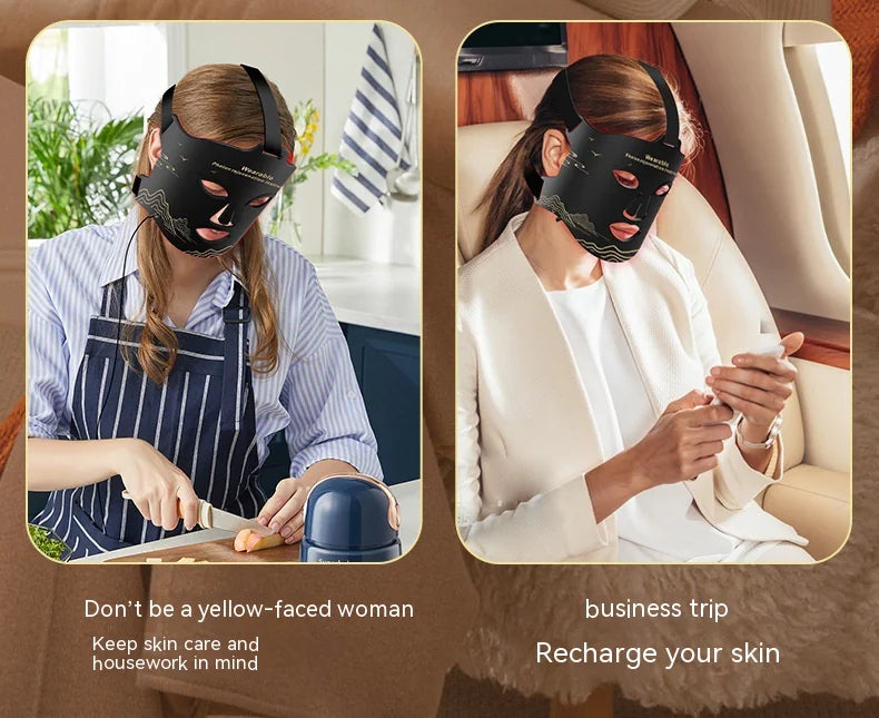 LED Infrared Phototherapy Face Mask